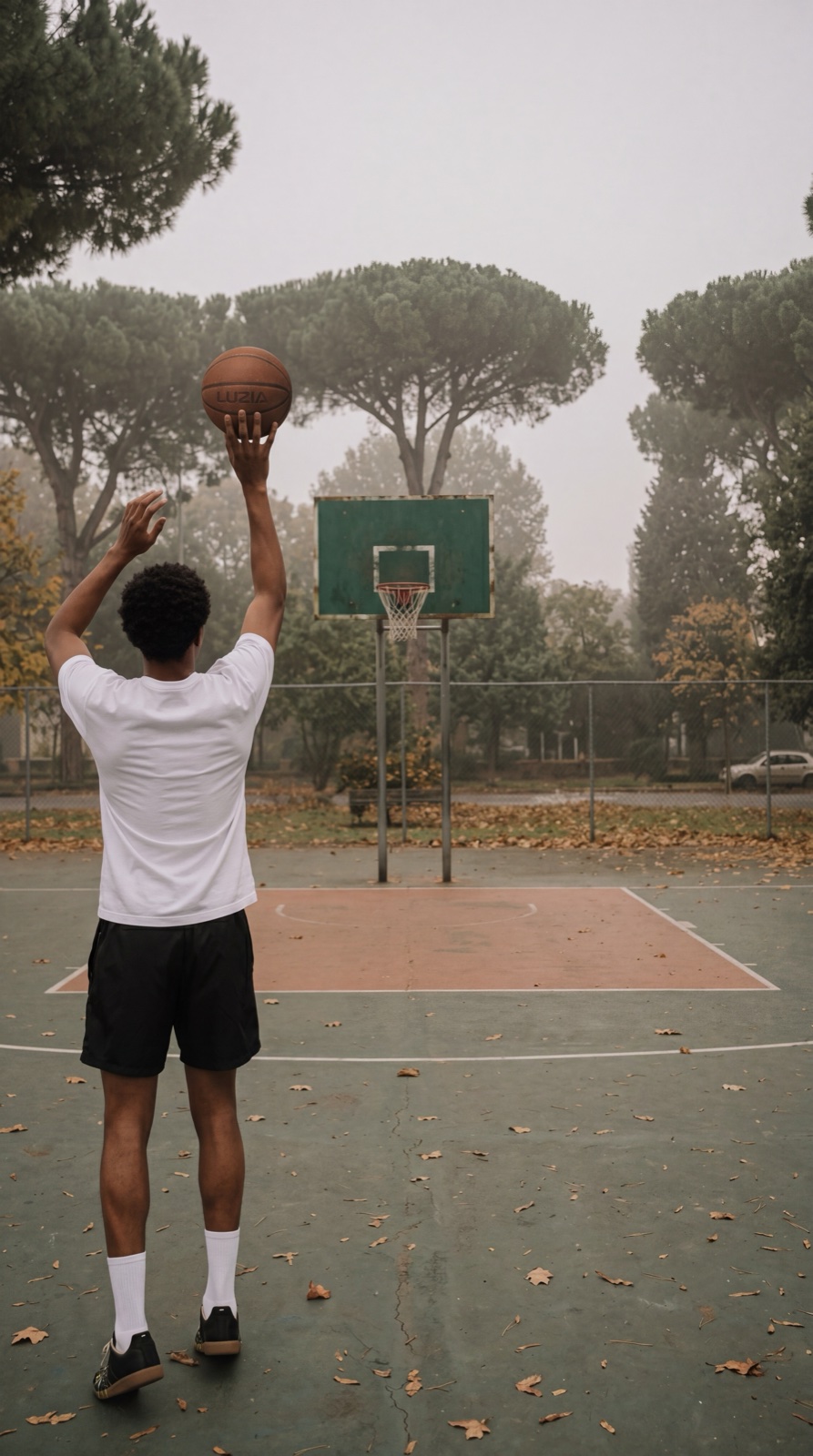 Ballin' — cancha, tiro de espaldas